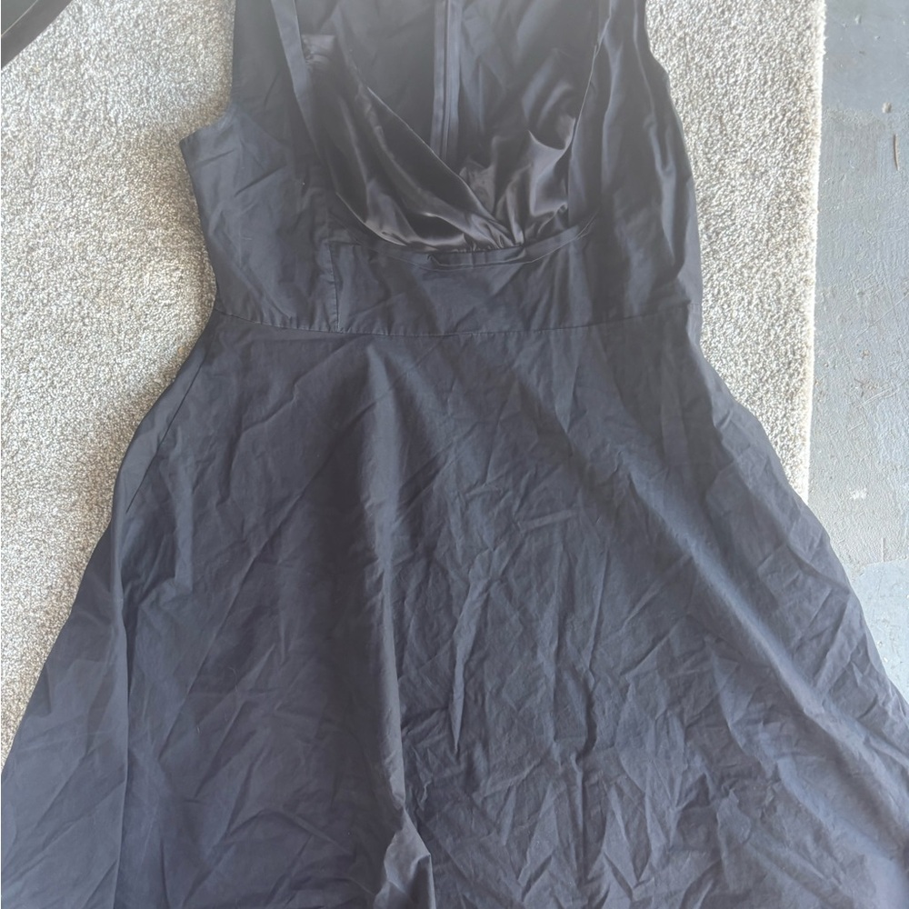 Classic Black Strapless Fit & Flare Dress